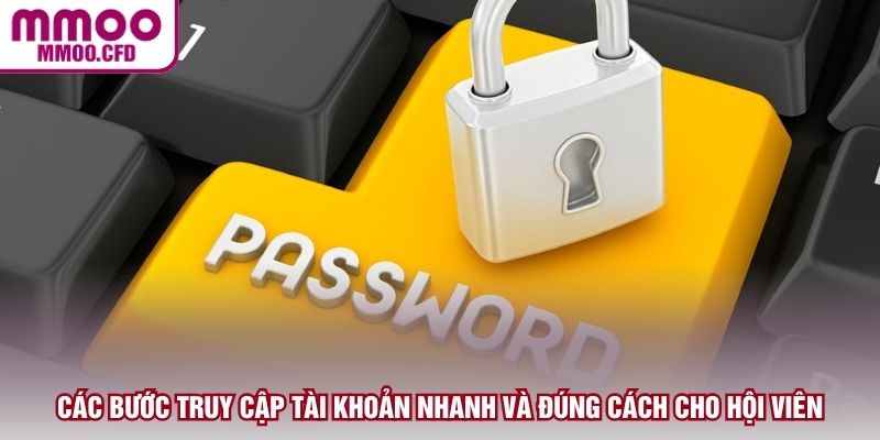 Các bước truy cập tài khoản nhanh và đúng cách cho hội viên